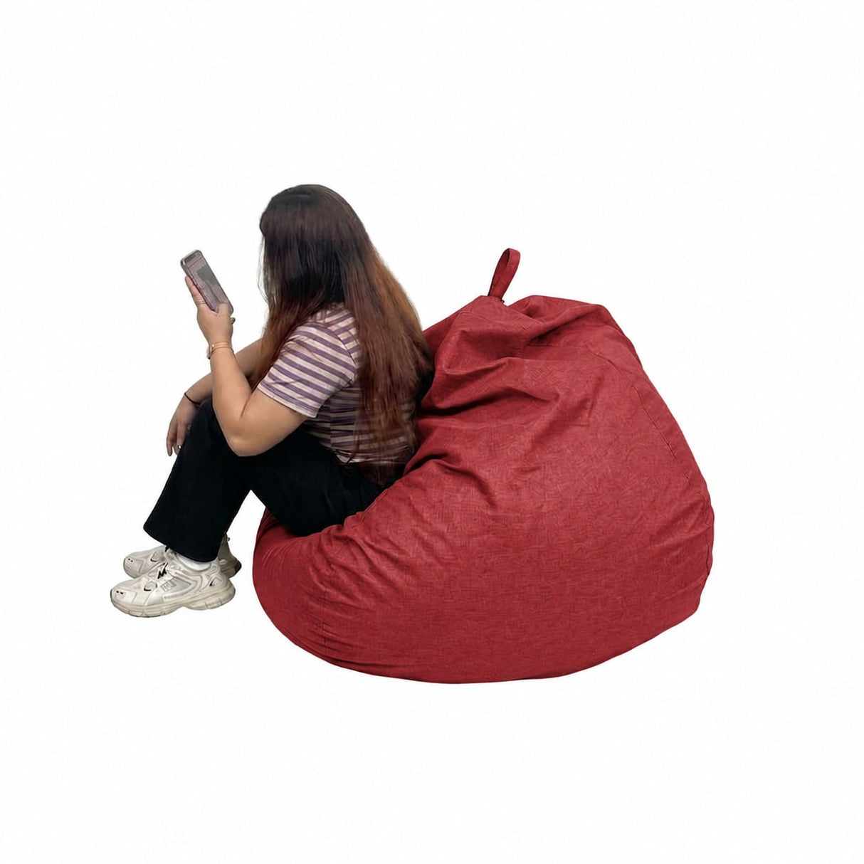 Loki Large Teardrop Bean Bag - Free 2pcs Small Bolster Pillows (PAYDAY SALE) AF Home
