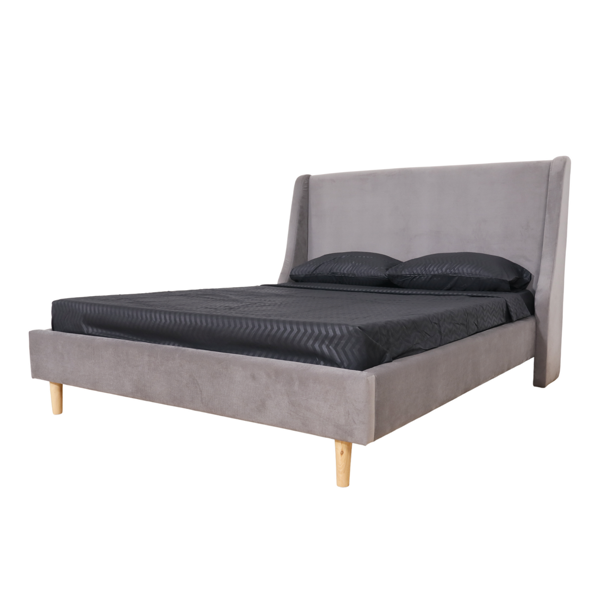 ROMAN Upholstered Bed Frame Furnigo