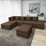 Russel L-shape Fabric Sofa with Ottoman Luxe Life PH