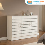 Blowout Sale - Ruth Cabinet 4-Layer; 3-Door AF Home