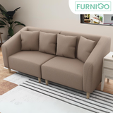 REEVA 3-Seater Fabric Sofa Furnigo