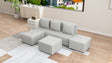 RHEA L-Shape Fabric Sofa Affordahome