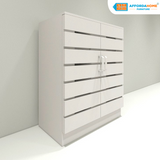 RUTH Cabinet ( 4 Layer 2 Door ) Affordahome