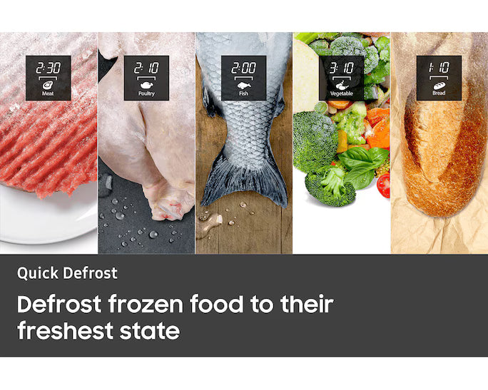 SAMSUNG - Solo Microwave Oven Quick Defrost 23L AF Home