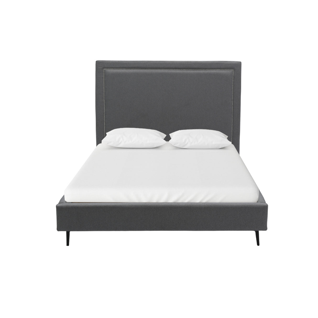 HENRY Upholstered Bed Frame + CLOUD MATTRESS FOAM 6 INCHES | FREE WHITE SLEEPING PILLOW (BUY1,TAKE1) | HOME FEST Furnigo