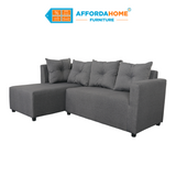 SARAH Corner L-Shape Fabric Sofa Affordahome