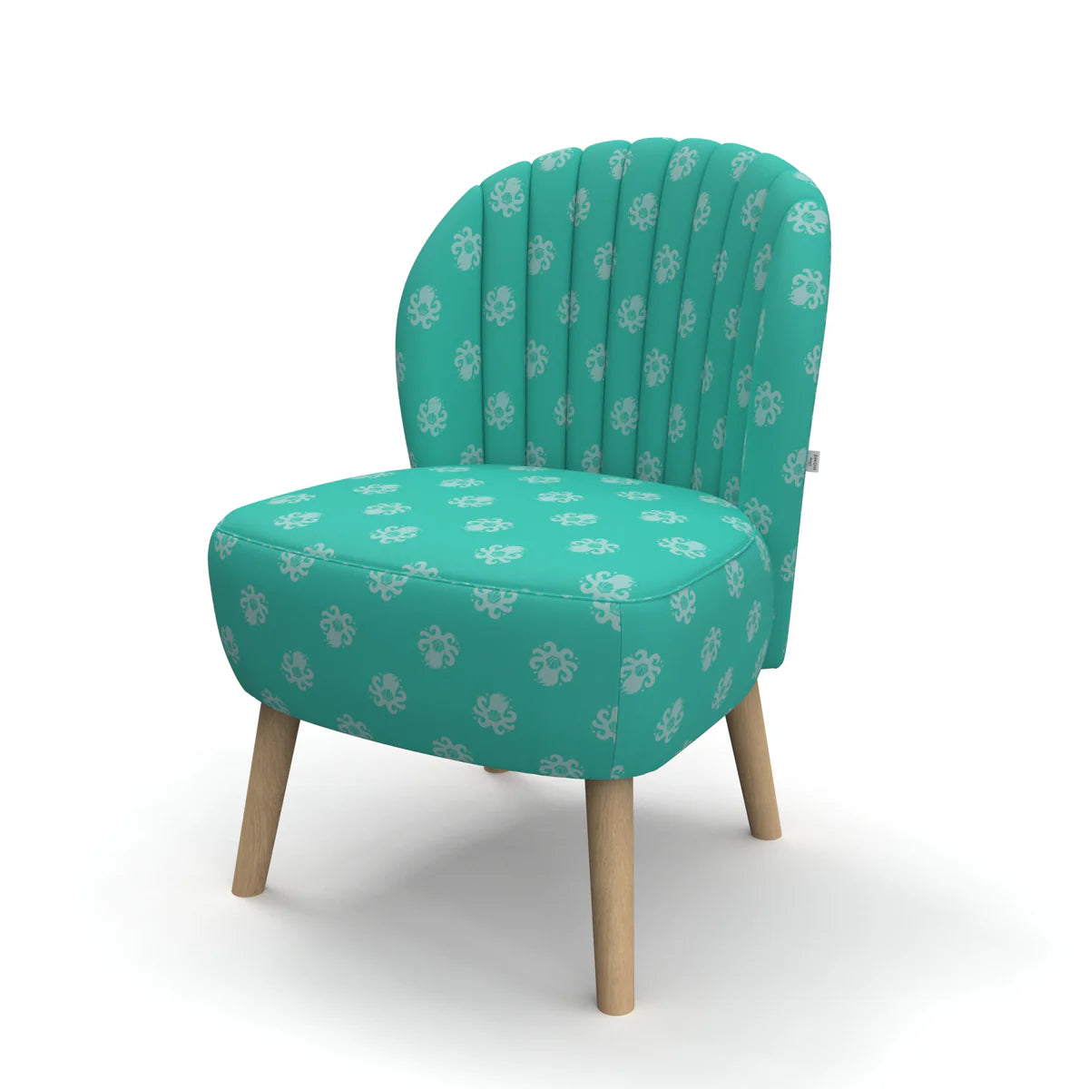 Little Mermaid Art Bow Small Accent Chair Style Disney Home