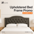 Clearance Sale | Mary Upholstered Bed Frame | FREE Cloud Foam 4'' AF Home
