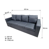 ZEKI 4-Seater Sofa Furnigo