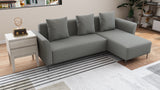 SANTON L-Shape Fabric Sofa Furnigo