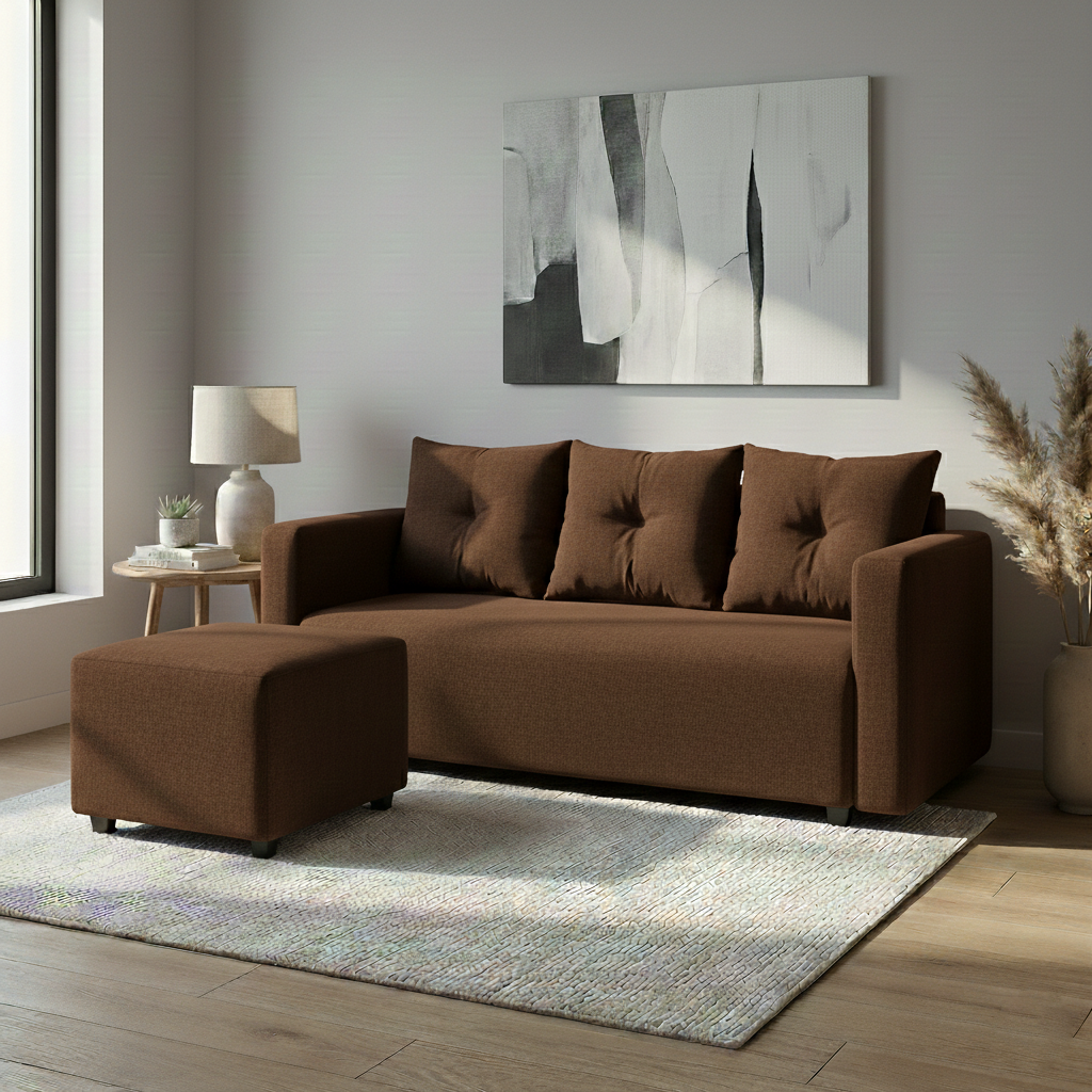 Sarah Reversible Fabric Sofa Affordahome