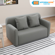 SASHA 2-Seater Fabric Sofa Affordahome