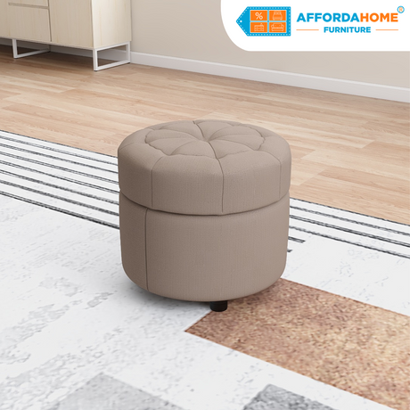 SHIEM Fabric Ottoman Affordahome