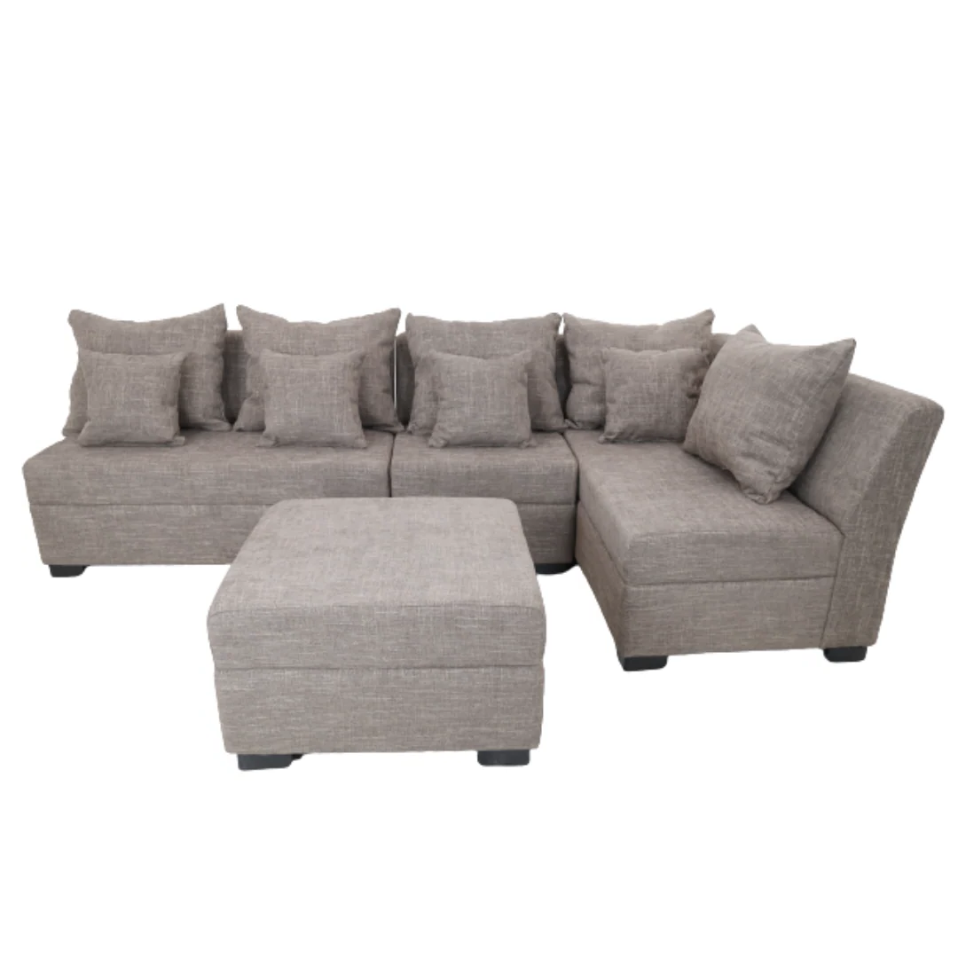 SLANE L-Shape Corner Fabric Sofa Furnigo