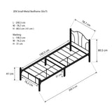 JEN Metal Bedframe Affordahome