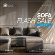 Melo Reversible Fabric Sofa Set - FREE Backrest Cushion (Flash Sale) Affordahome