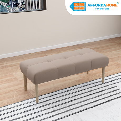 STEPHEN Fabric Bench Affordahome