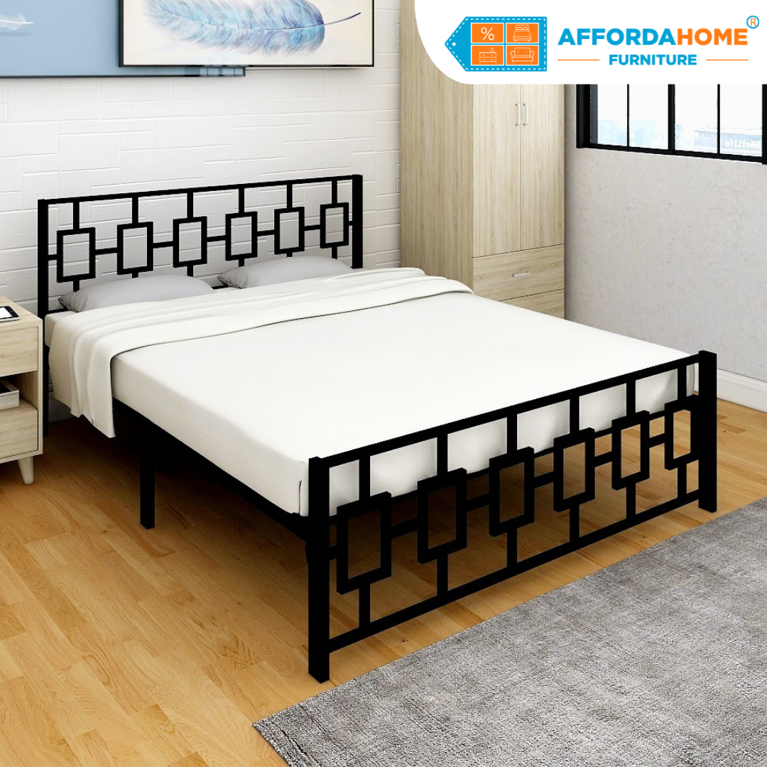 Queen Metal Bed Frames GZMR Queen Heavy Duty Metal Bed Frame Black