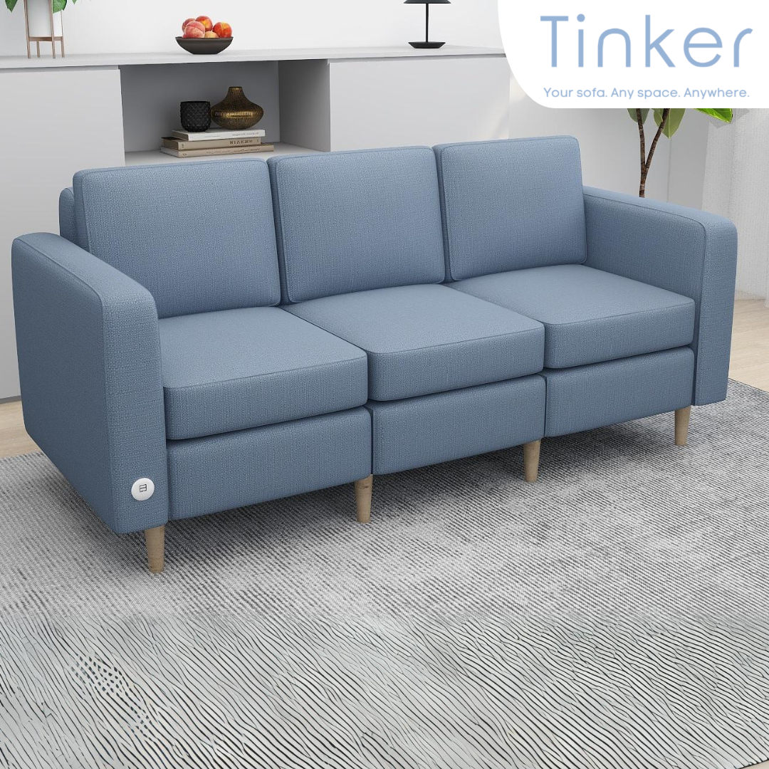 Tinker - Cocoon Series 3-Seater Fabric Sofa Tinker Furniture