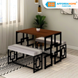 TOBY Dining Set Upholstered Affordahome