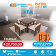 VEA Solid Wood Dining Set | FREE WATER STAND | Payday Sale Furnigo