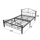 FLORENCE Single Metal Bed Frame Affordahome