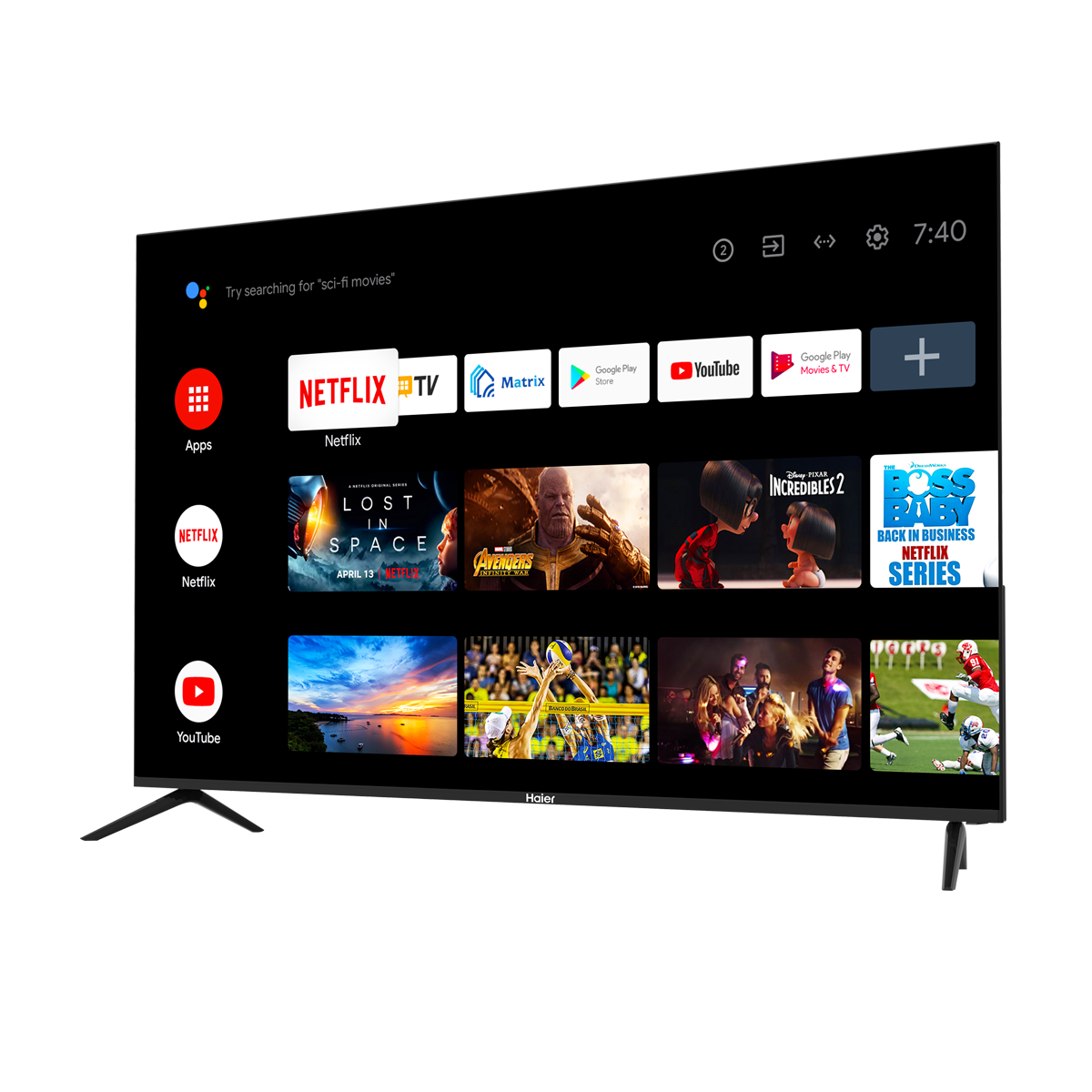 HAIER H55K68UG 55IN Android Television Haier