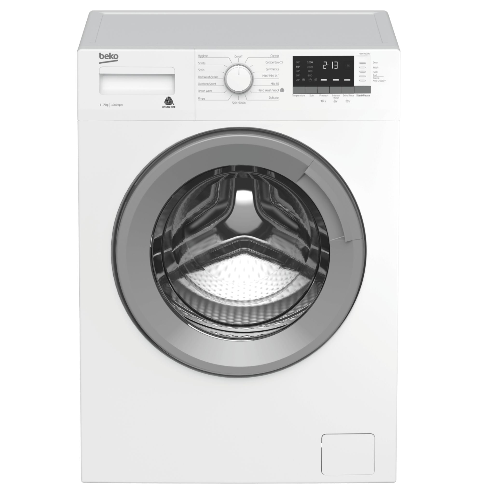 BEKO WCV7612X0 Front Load Washing Machine Beko