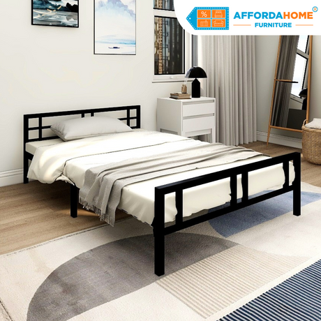 WARREN Metal Bedframe Affordahome