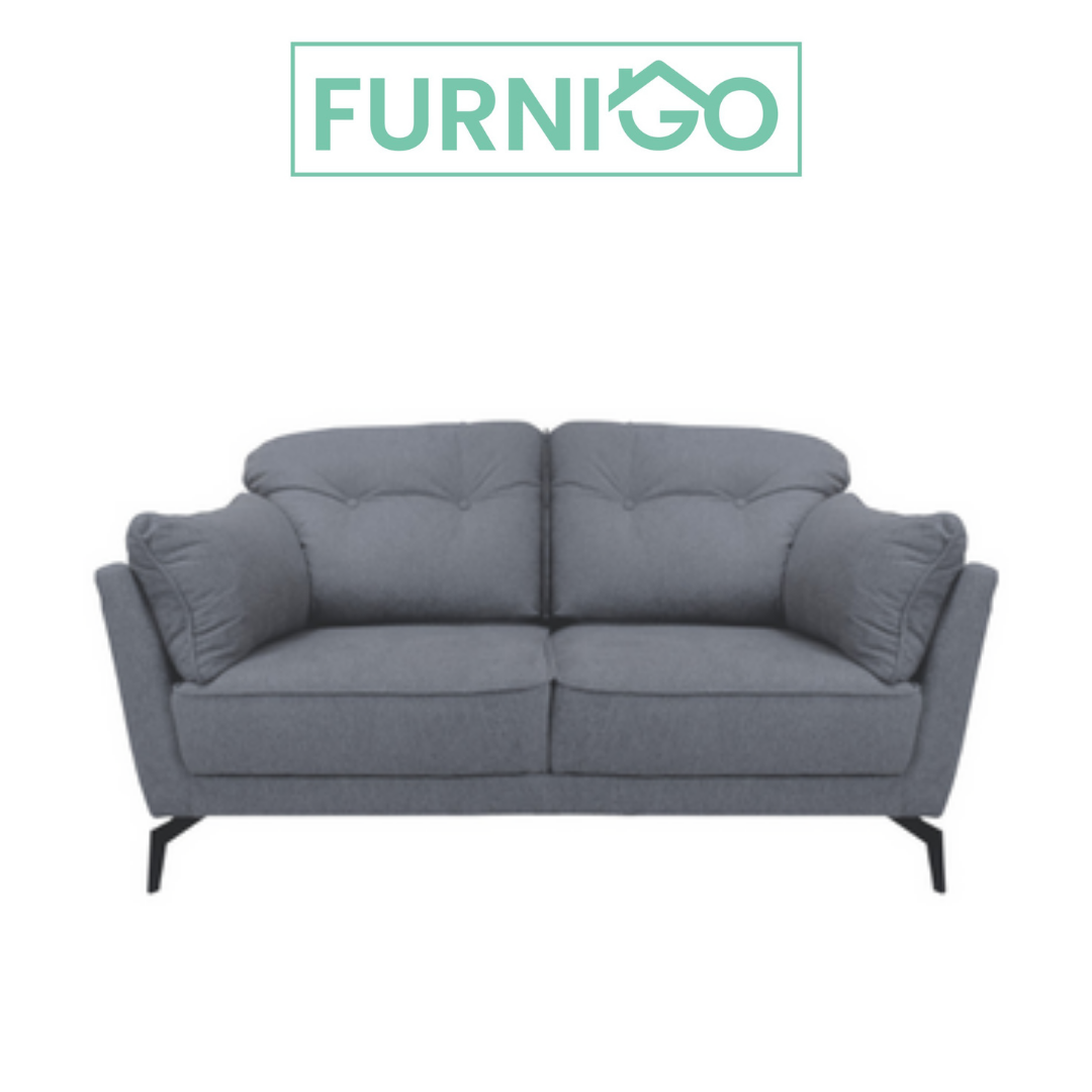 WILLY 2-Seater Fabric Sofa Furnigo