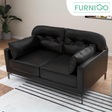 WILY 2-Seater Leather Sofa Furnigo