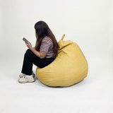 Gary Large Teardrop Bean Bag - Free 2pcs Small Bolster Pillows (PAYDAY SALE) AF Home