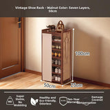 Timberra - Moonlight - MedievalGuard Narrow Shoe Rack - Entrance / Corridor / Dormitory Timberra