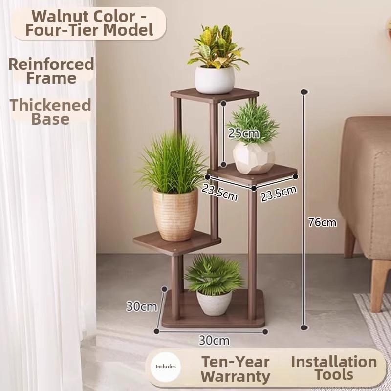 Timberra - Mirexa - ImperialZen Solid Wood Display Shelf - Tea Room / Living Room / Study Timberra