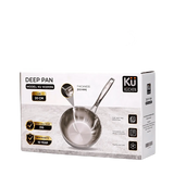 Deep-bottom 3-layer stainless steel pot KU W201316 20cm