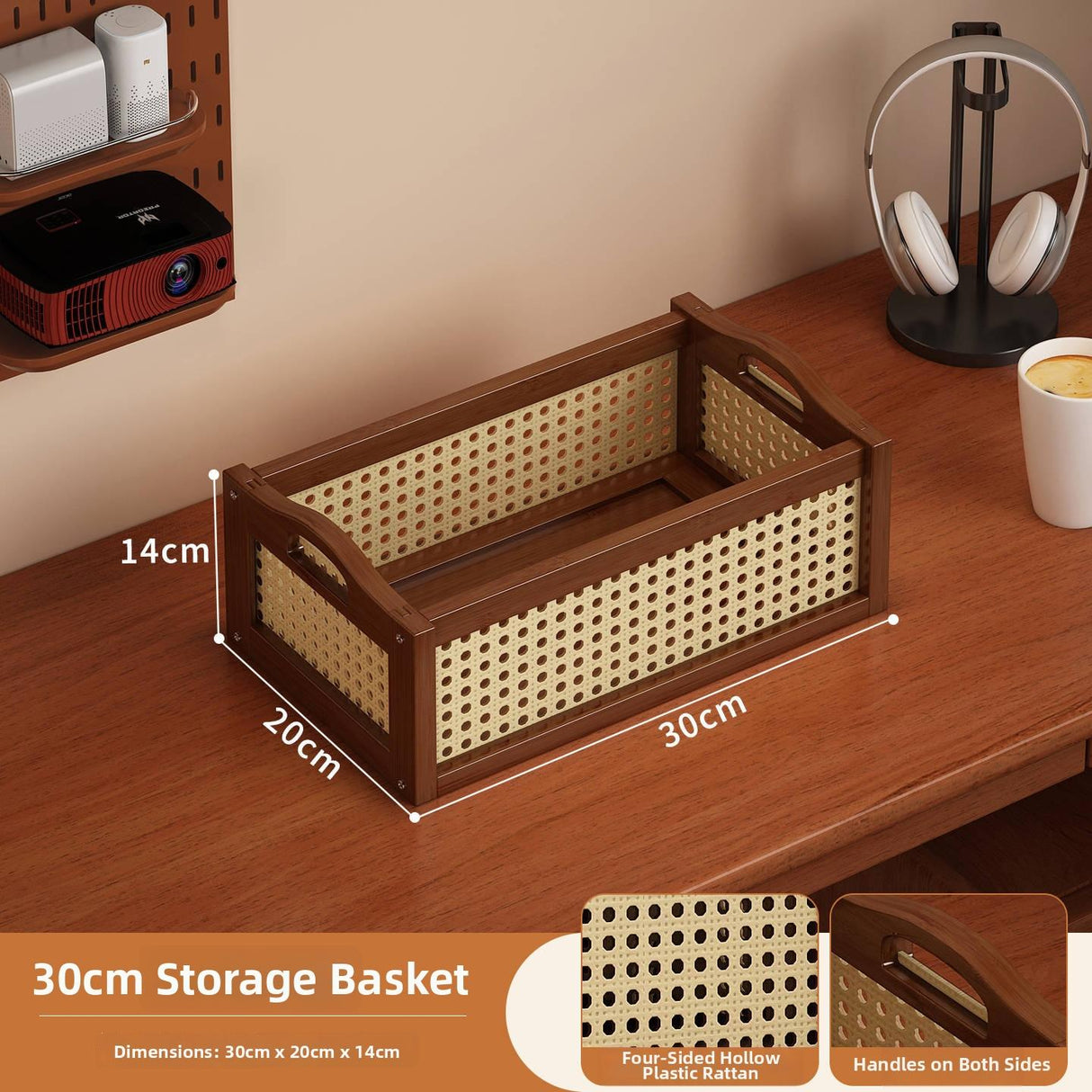 Timberra - Miracle - DeskMate Bookshelf Storage Rack - Office / Study Timberra