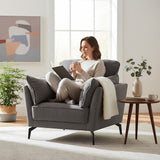 Willy 1-Seater Fabric Sofa Furnigo