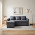 Apex L-shape Sofa Bed with Storage Luxe Life PH