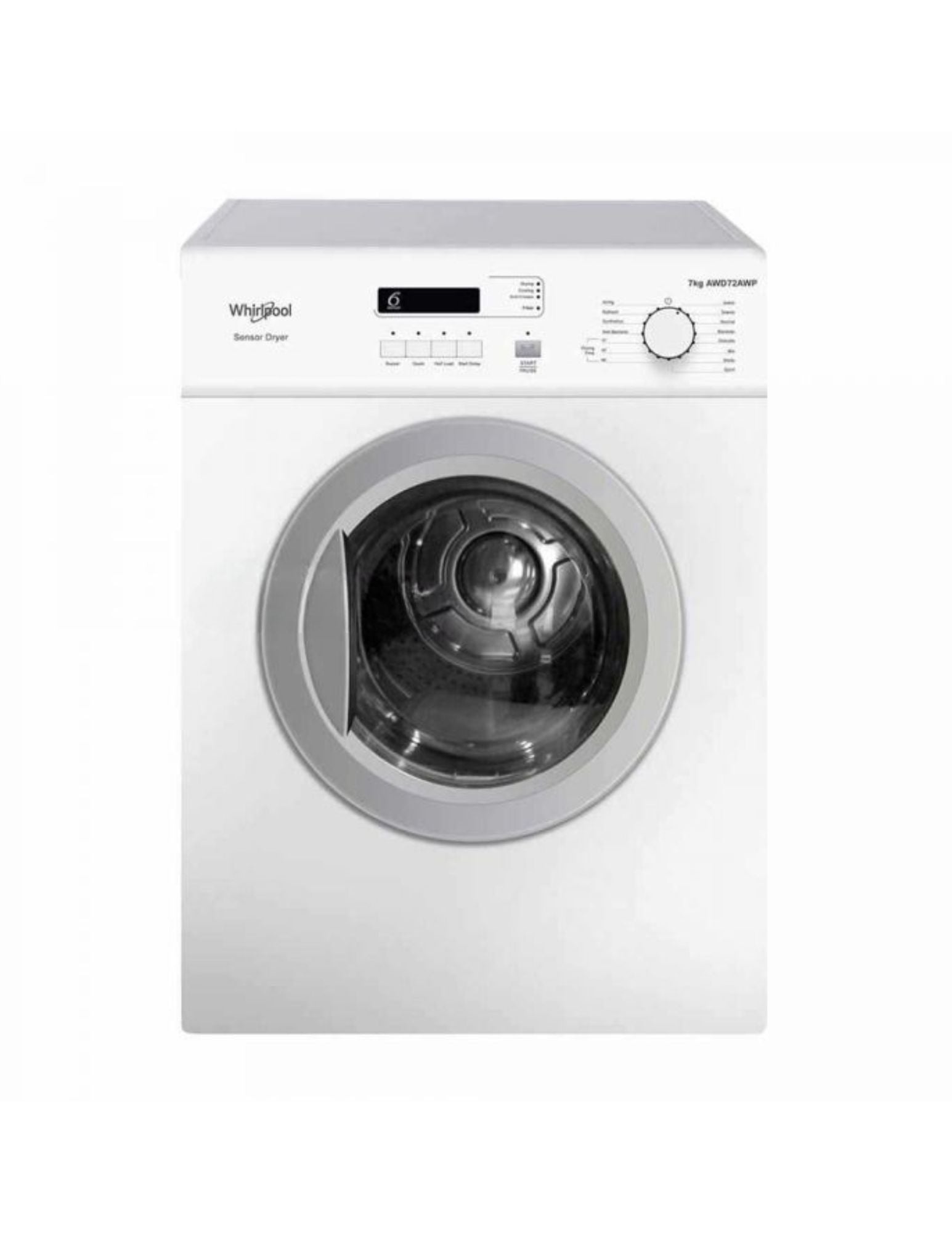 WHIRLPOOL AWD72AWP 7.2kg Front Load Dryer Whirlpool