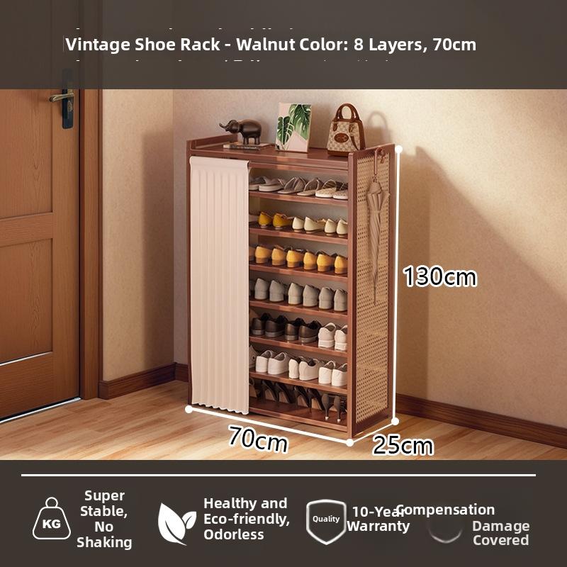 Timberra - Moonlight - MedievalGuard Narrow Shoe Rack - Entrance / Corridor / Dormitory Timberra