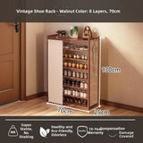 Timberra - Moonlight - MedievalGuard Narrow Shoe Rack - Entrance / Corridor / Dormitory Timberra