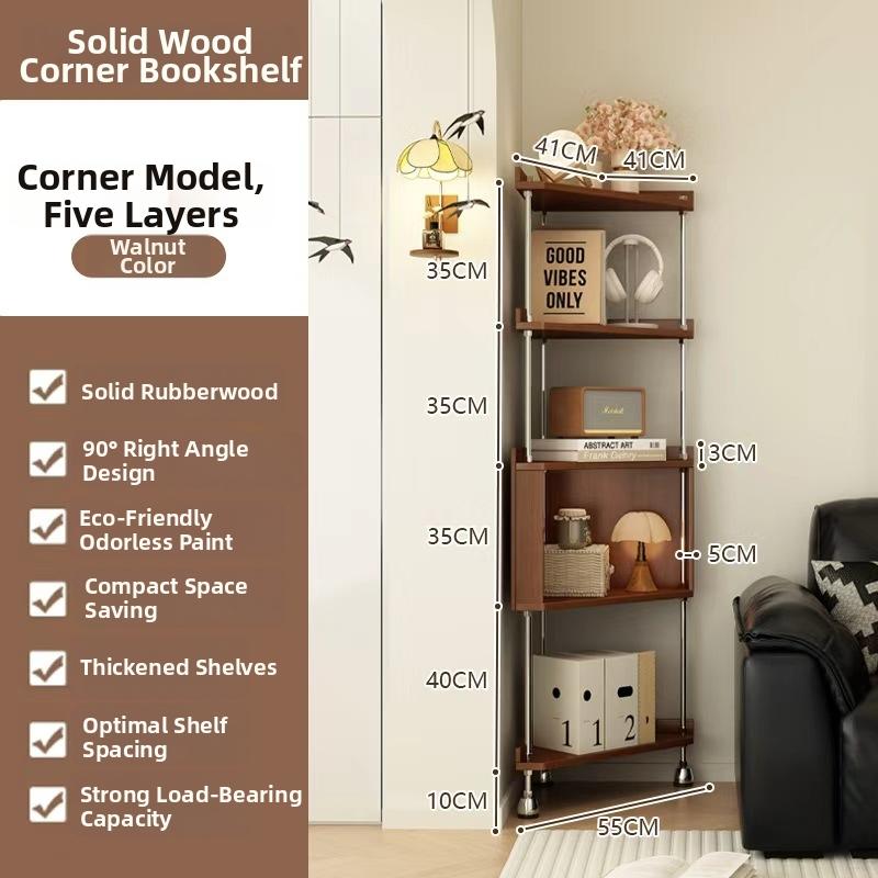 Timberra - Mystic - TriCorner Multifunctional Storage Cabinet - Living Room / Bedroom Timberra