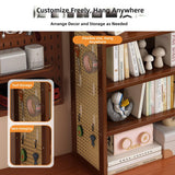 Timberra - Miracle - DeskMate Bookshelf Storage Rack - Office / Study Timberra