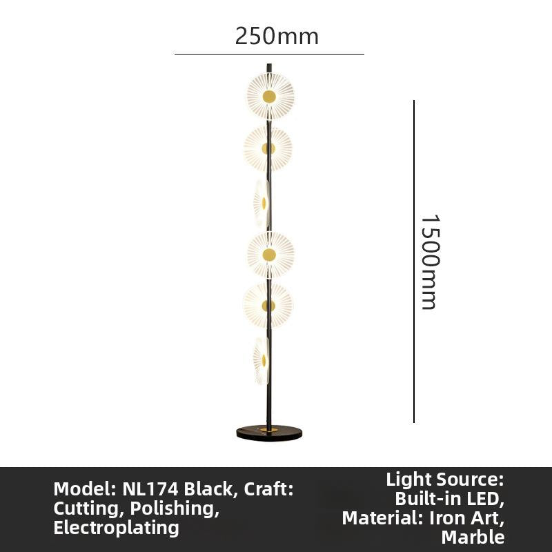 Milano Glow - Arixa - NL126 - Nordic Modern Floor Lamp with Built-in Storage, Simple Designer Lighting for Functional and Stylish Spaces - Living Room / Bedroom / Bedside / Study Milano