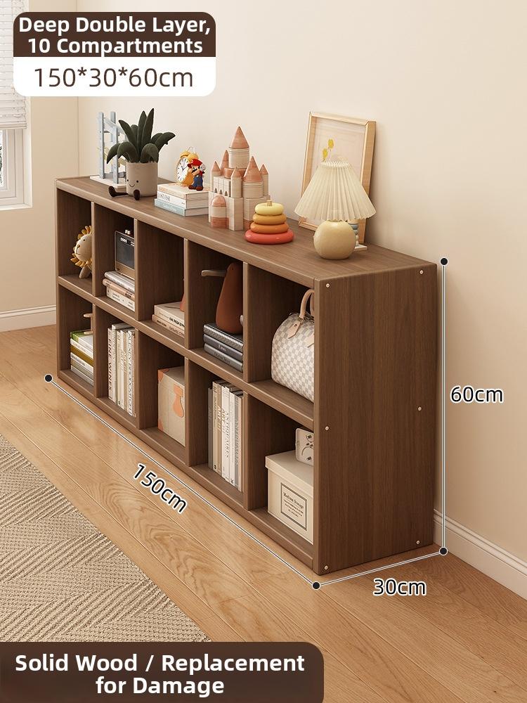 Timberra - Merry02 - LatticeWood Floor-Standing Storage Rack - Living Room Timberra