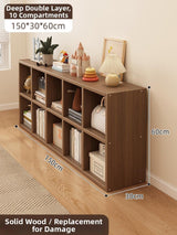 Timberra - Merry02 - LatticeWood Floor-Standing Storage Rack - Living Room Timberra