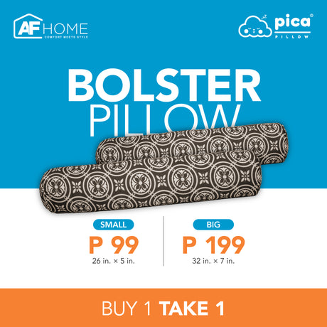 Bolster Pillow | BUY 1 TAKE 1 (Random Color) Pica Pillow