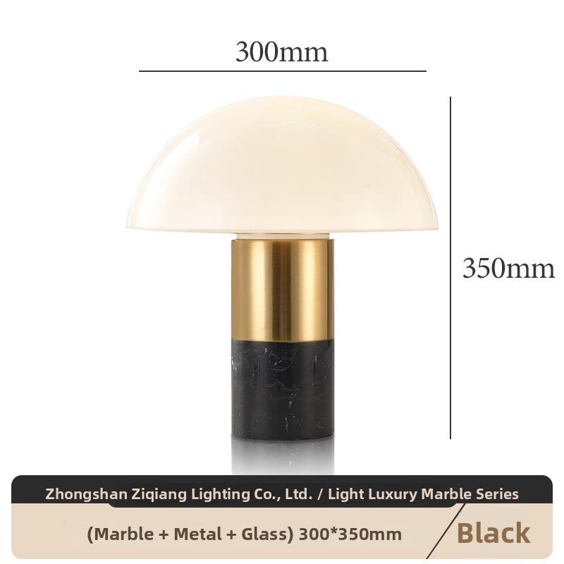 Milano Glow - Auno - N154 - Post-Modern Nordic Marble Table Lamp with Romantic Designer Style, Soft Ambient Lighting for Elegant and Cozy Spaces - Living Room / Bedroom / Bedside Milano