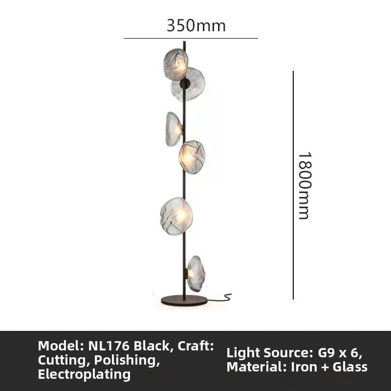 Milano Glow - Arixa - NL126 - Nordic Modern Floor Lamp with Built-in Storage, Simple Designer Lighting for Functional and Stylish Spaces - Living Room / Bedroom / Bedside / Study Milano