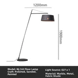 Milano Glow - Arixa - NL126 - Nordic Modern Floor Lamp with Built-in Storage, Simple Designer Lighting for Functional and Stylish Spaces - Living Room / Bedroom / Bedside / Study Milano